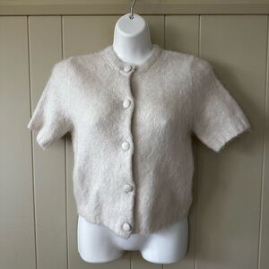 H&M Wool Blend Button-Up Cardigan